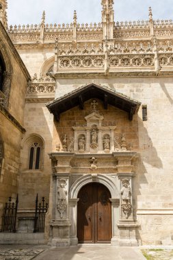 main facade cathedral of granada, Spain.