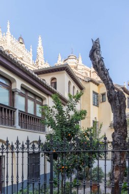 street view around the main street of Granada, Spain.