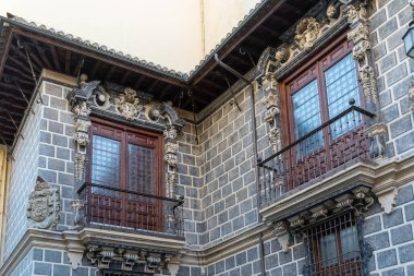 street view around the main street of Granada, Spain.