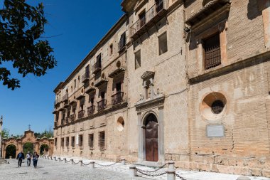 street view around the main street of Granada, Spain.