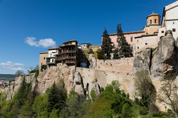 Висячие дома в Cuenca, Castilla-La Mancha, Spain