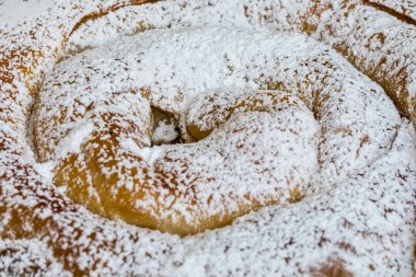 Ensaimada tipik Mallorca Mayorka ekmek Balear Adaları