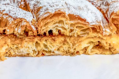 Ensaimada tipik Mallorca Mayorka ekmek Balear Adaları