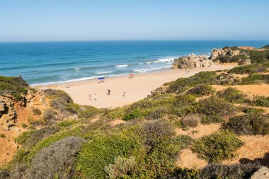 Roche coves in Conil de la Frontera, Cadiz, Spain.