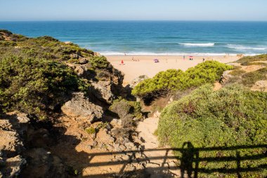 Roche coves in Conil de la Frontera, Cadiz, Spain.