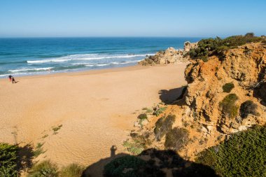 Roche coves in Conil de la Frontera, Cadiz, Spain.