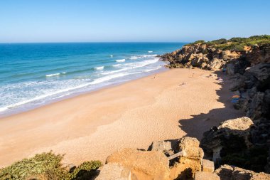 Roche coves in Conil de la Frontera, Cadiz, Spain.