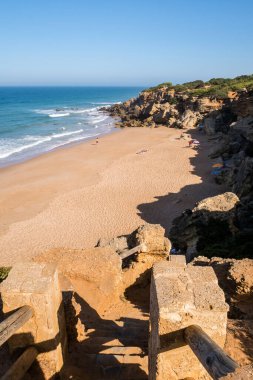 Roche coves in Conil de la Frontera, Cadiz, Spain.