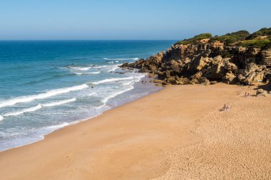 Roche coves in Conil de la Frontera, Cadiz, Spain.