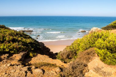 Roche coves in Conil de la Frontera, Cadiz, Spain.