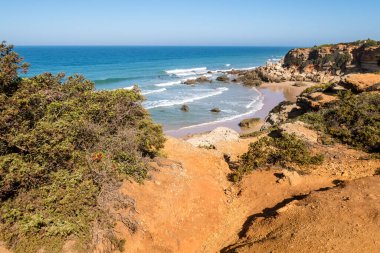 Roche coves in Conil de la Frontera, Cadiz, Spain.