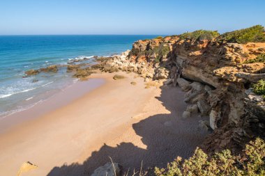 Roche coves in Conil de la Frontera, Cadiz, Spain.