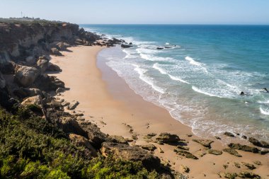 Roche coves in Conil de la Frontera, Cadiz, Spain.