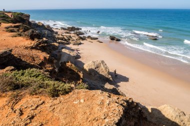 Roche coves in Conil de la Frontera, Cadiz, Spain.