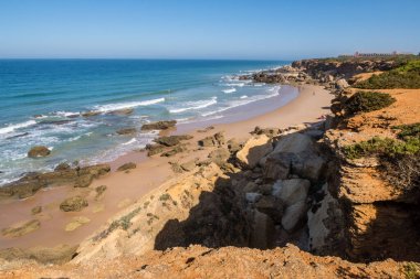 Roche coves in Conil de la Frontera, Cadiz, Spain.
