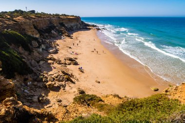 Roche coves in Conil de la Frontera, Cadiz, Spain.