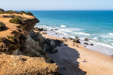Roche coves in Conil de la Frontera, Cadiz, Spain.