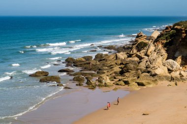 Roche coves in Conil de la Frontera, Cadiz, Spain.