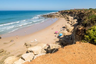 Roche coves in Conil de la Frontera, Cadiz, Spain.