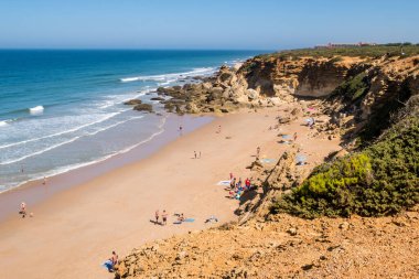 Roche coves in Conil de la Frontera, Cadiz, Spain.