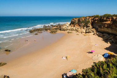 Roche coves in Conil de la Frontera, Cadiz, Spain.