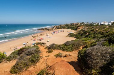 Roche coves in Conil de la Frontera, Cadiz, Spain.