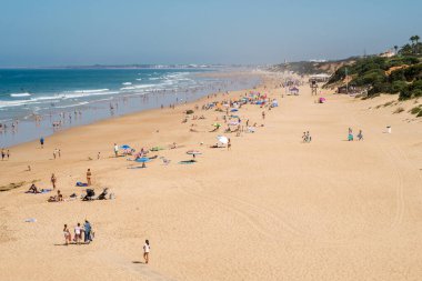 Roche coves in Conil de la Frontera, Cadiz, Spain.