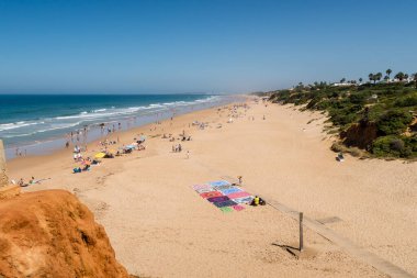 Roche coves in Conil de la Frontera, Cadiz, Spain.