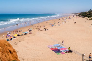 Roche coves in Conil de la Frontera, Cadiz, Spain.