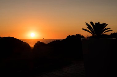 Sunset on the Beach of Barrosa, Cadiz, Spain