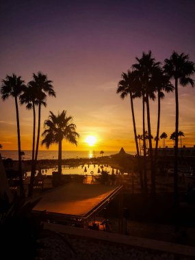 Sunset on the Beach of Barrosa, Cadiz, Spain