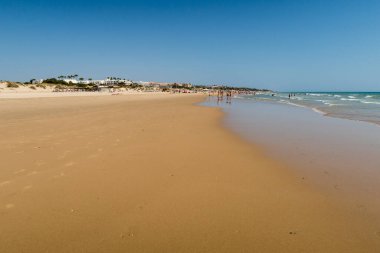 Beach of La Barrosa, Sancti Petri, Cadiz, Spain