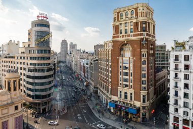 views of the city of Madrid from one of its tourist viewpoints