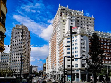 views of the plaza de spain in madrid