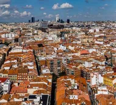 view of the roofs of Madrid from one of the tourist viewpoints