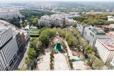 view of the roofs of Madrid from one of the tourist viewpoints