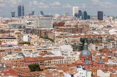 view of the roofs of Madrid from one of the tourist viewpoints