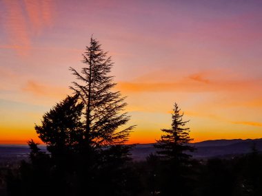 Navacerrada reservoir and Maliciosa peak with some snow. Madrid. Spain. Europe.