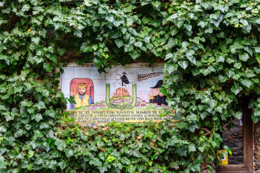 Town houses Patones de Arriba in the province of Madrid, Spain.