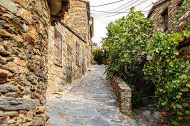Town houses Patones de Arriba in the province of Madrid, Spain.