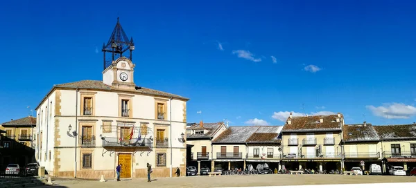 Stadhuis Het Stadsplein Van Riaza Segovia Spanje — Stockfoto