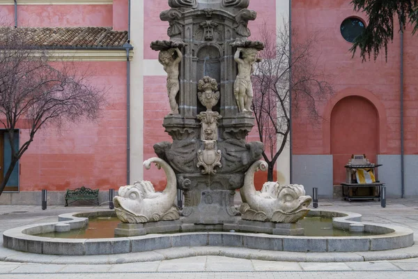 Barokowe Wejście Muzeum Historii Madrycie Hiszpania — Zdjęcie stockowe