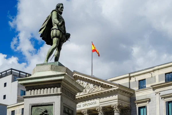Palacio Del Congreso Diputados Madrid España —  Fotos de Stock