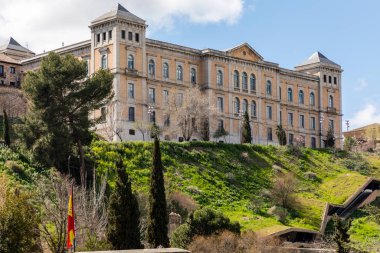 İspanya 'daki Toledo sokaklarının ayrıntıları turist bakış açılarından biri.