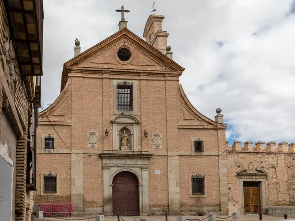 Szczegóły Ulic Toledo Hiszpanii Jednego Wielu Punktów Widokowych Turystycznych — Zdjęcie stockowe