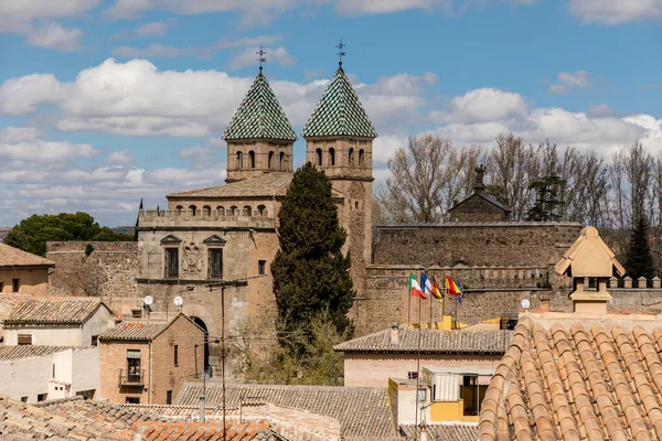 Detaljer Gatorna Toledo Spanien Från Dess Många Turist Synpunkter — Stockfoto