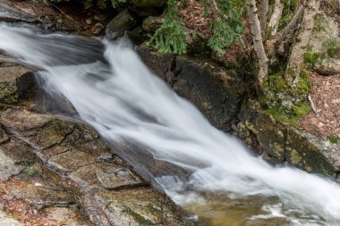 Canencia Limanı 'ndaki Mojonavalle yamacının yolu.