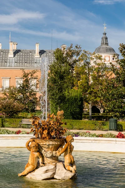Королевский Дворец Аранхуэса Общество Мадрида Испания Резиденция Короля Испании Открытая — стоковое фото