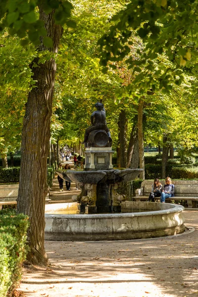 Aranjuez Prens Bahçeleri Nde Sonbahar Zamanı Madrid Spanya — Stok fotoğraf