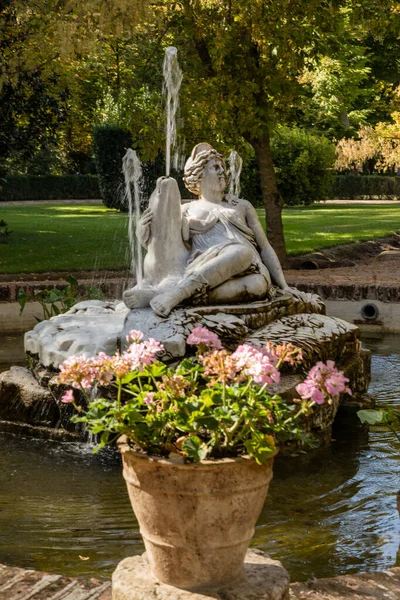 Осінь Саду Принца Аранхуеса Мадрид Іспанія — стокове фото